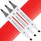 Artfinity Sketch Marker Sets - Set of 3 - Lipstick Red R1-7, Vibrant, Professional, Dye-Based Alcohol Markers for Artists, Drawing, Travel, & More